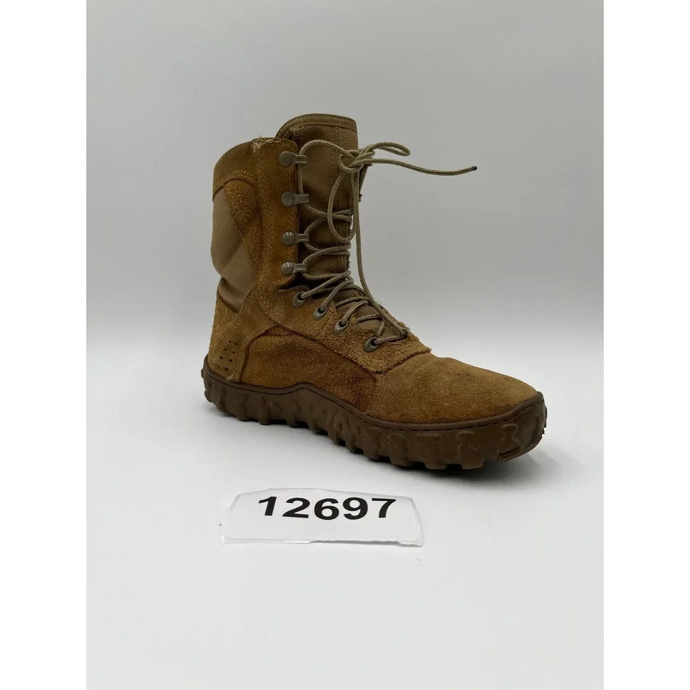 Rocky S2V Flight Combat Boots Mens 10 Coyote Brown Good Tactical Suede